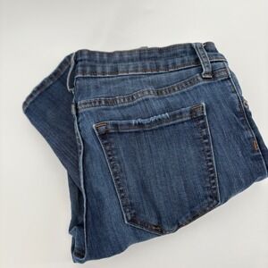 Gap Denim Womens 28 Regular Skinny Jeans Dark Wash Stretch Blue 1166